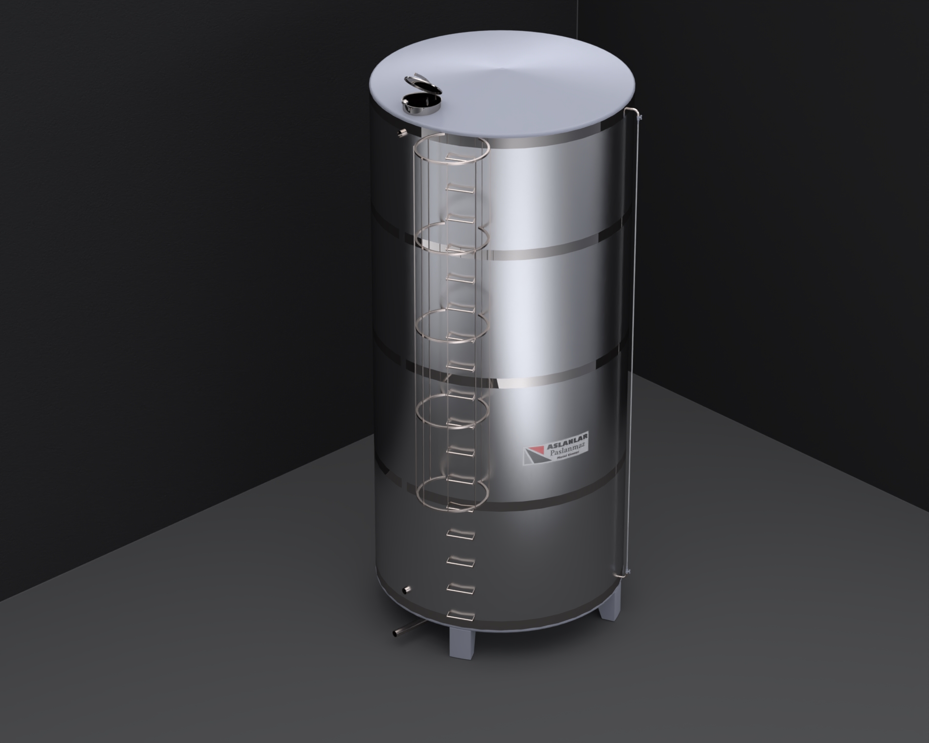 Stainless steel tanks are more commonly used as water tanks due to their durability and other features.