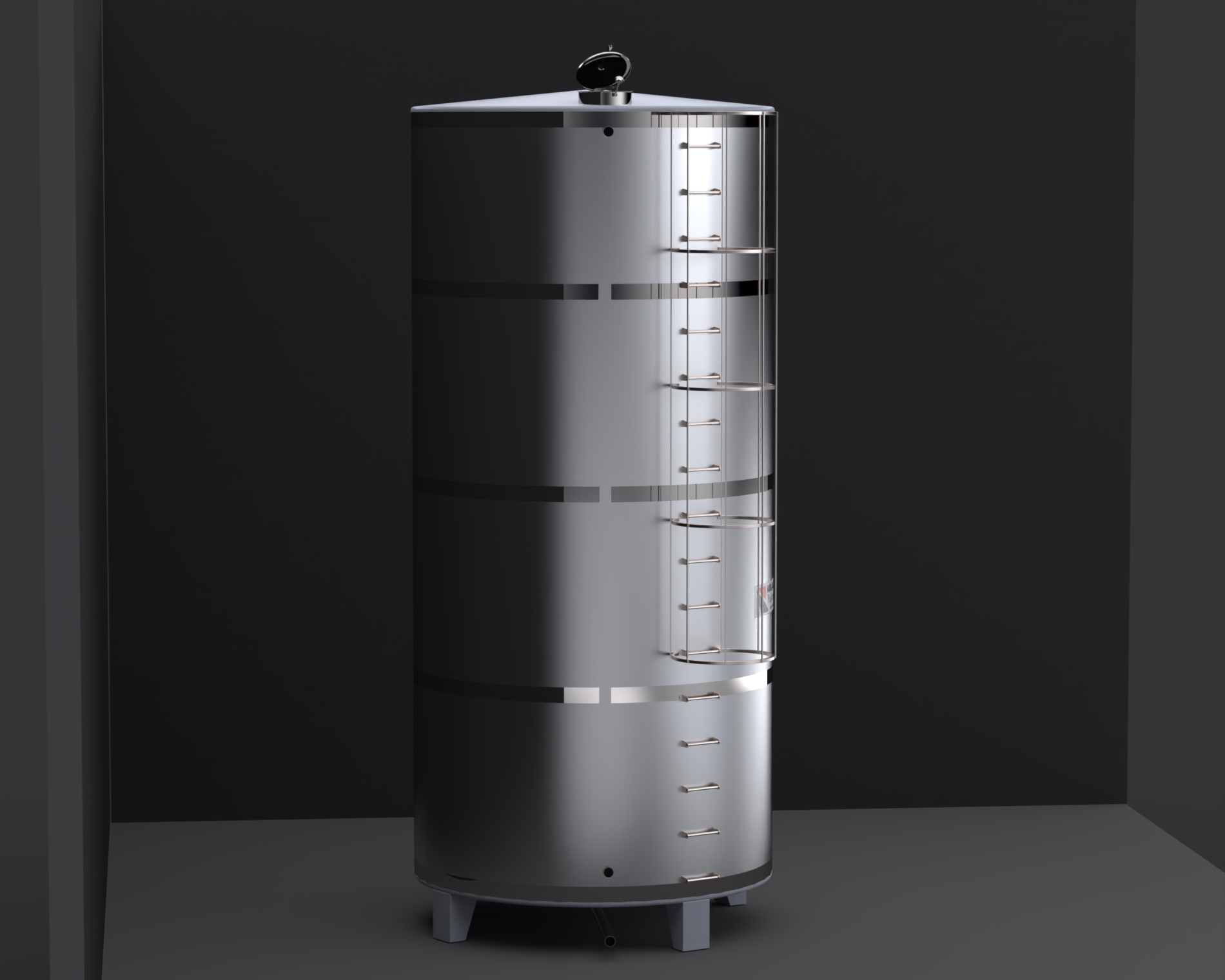 Stainless steel tanks are more commonly used as water tanks due to their durability and other features.