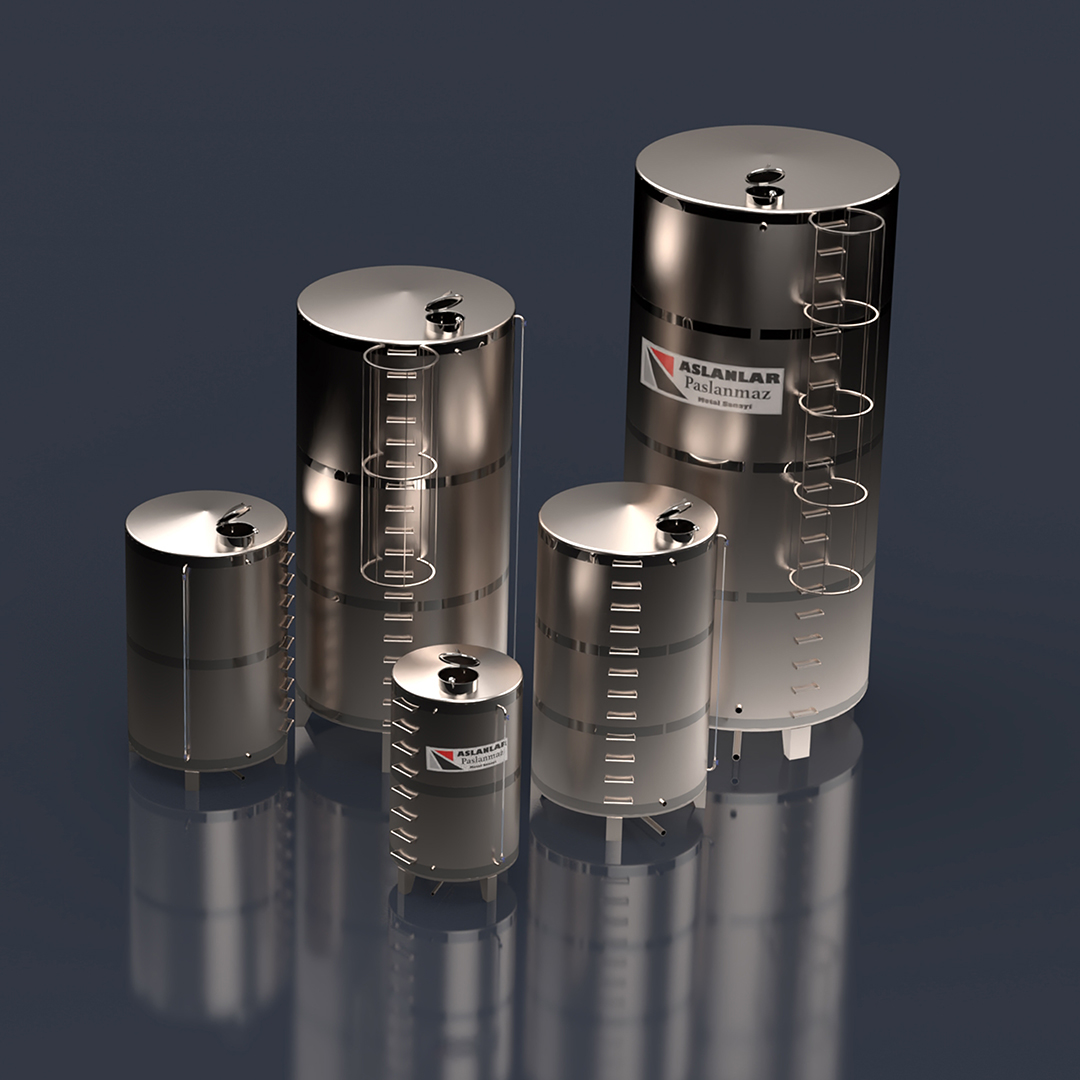Vertical Stainless Steel Tanks