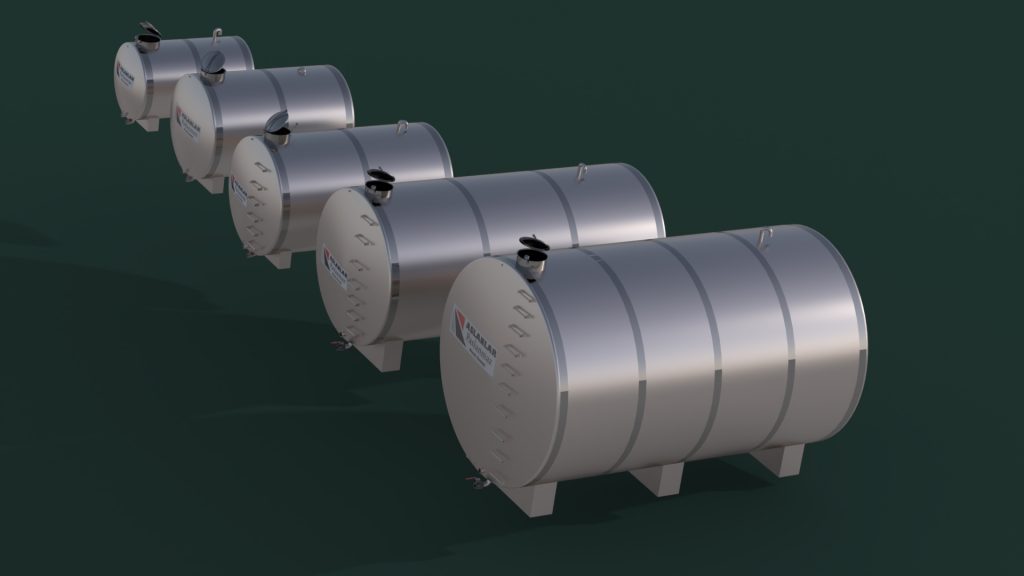 Paslanmaz Yatay Depolar