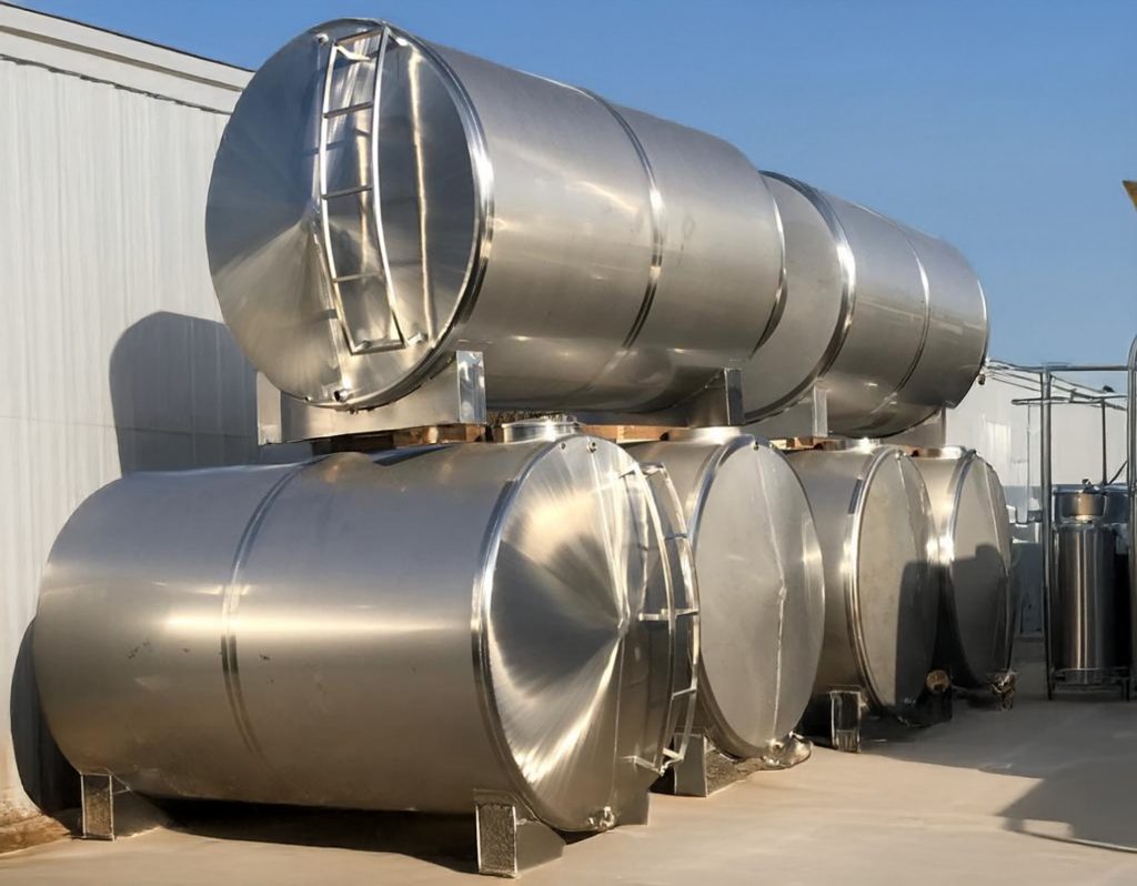 Paslanmaz Yatay Depo